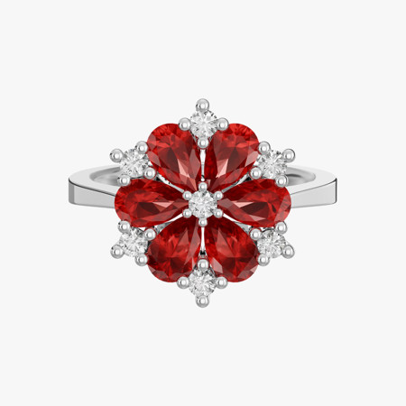 Uranus Ruby Jewelry Ring